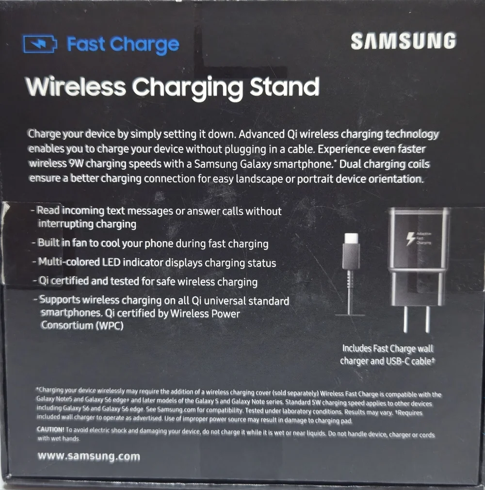 Samsung Fast Charge Wireless Charging Stand (2018 Edition)